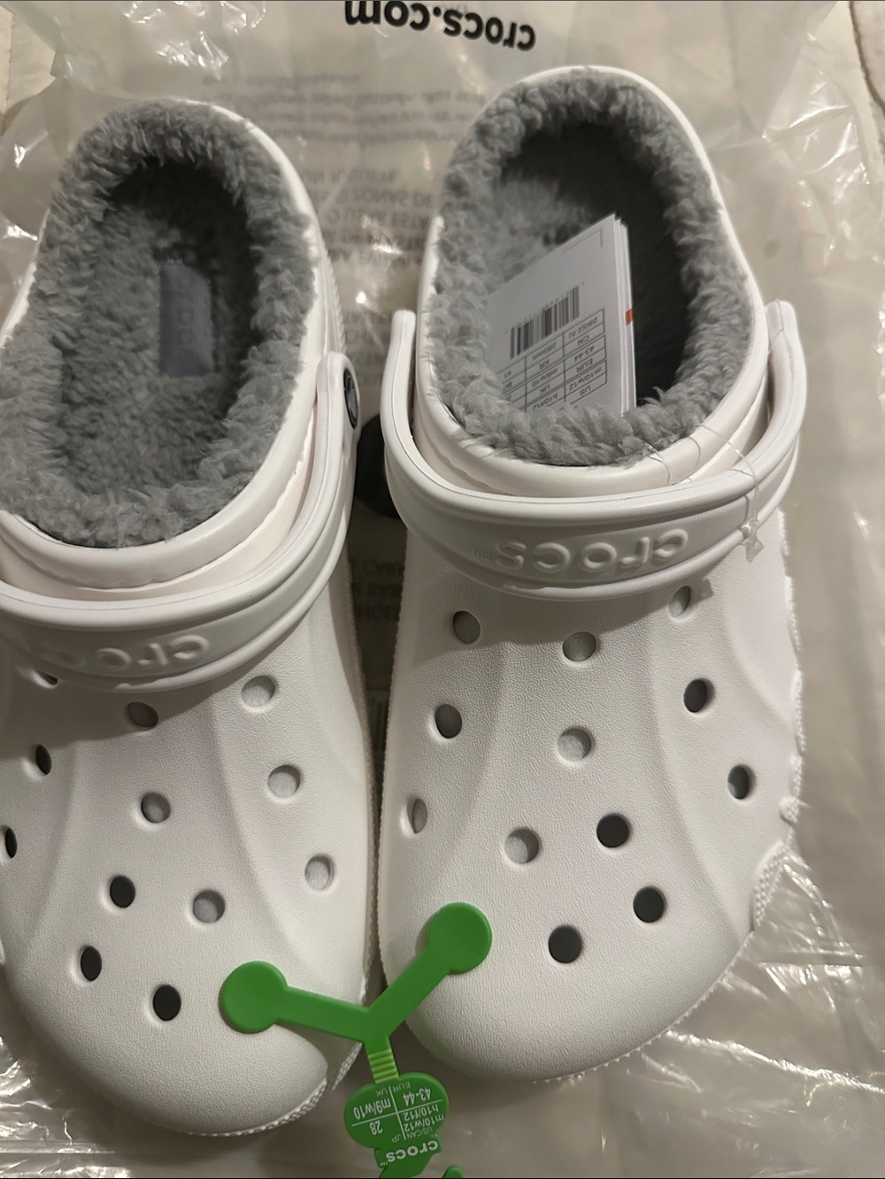 Crocs Baya Adult Lined Clogs NWT - Picture 3 of 6